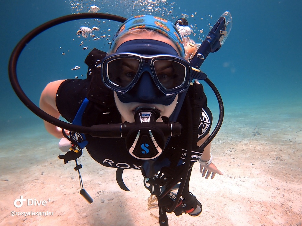 Roxy as a Dive Master